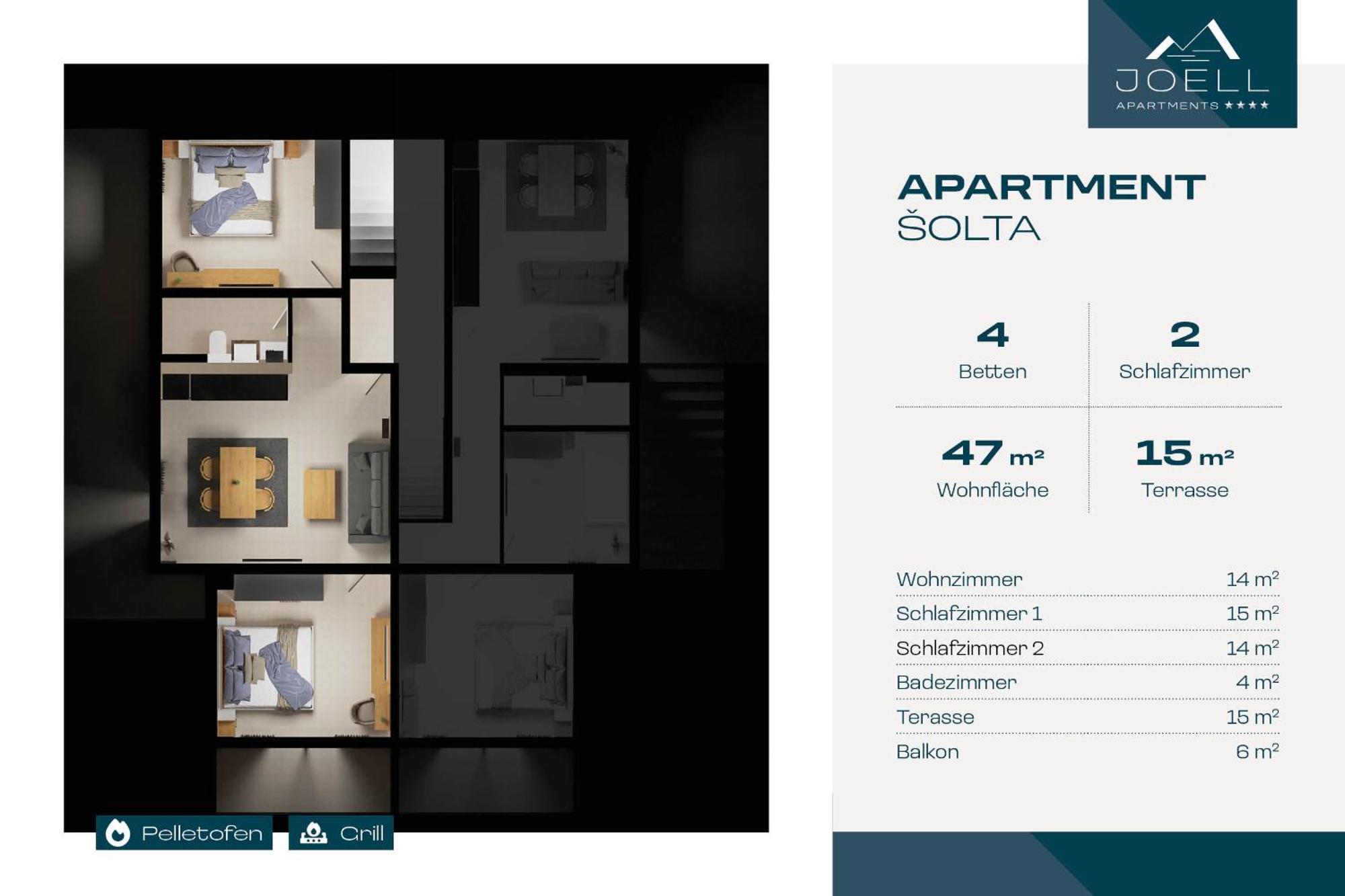 Joell Apartments Локва-Рогозниця Екстер'єр фото